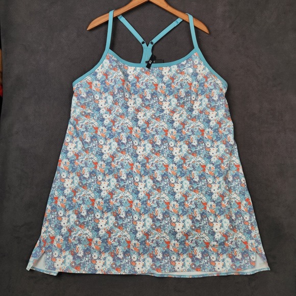 North Face Arque‎ Hike Tennis Skort Dress Womens 3XL Reef Water Wild Daisy Print - Picture 1 of 12